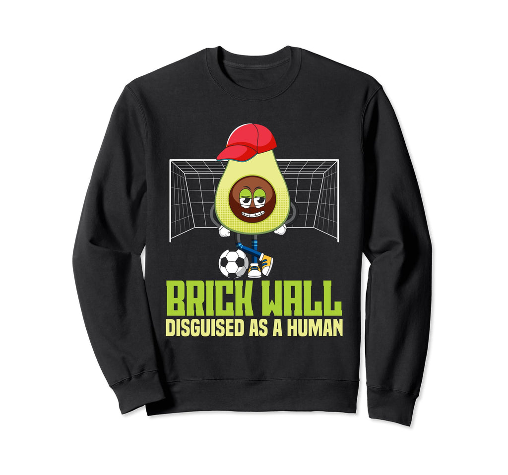Soccer Goalie Brick Wall Sweatshirt - Streetwear Style for Adults