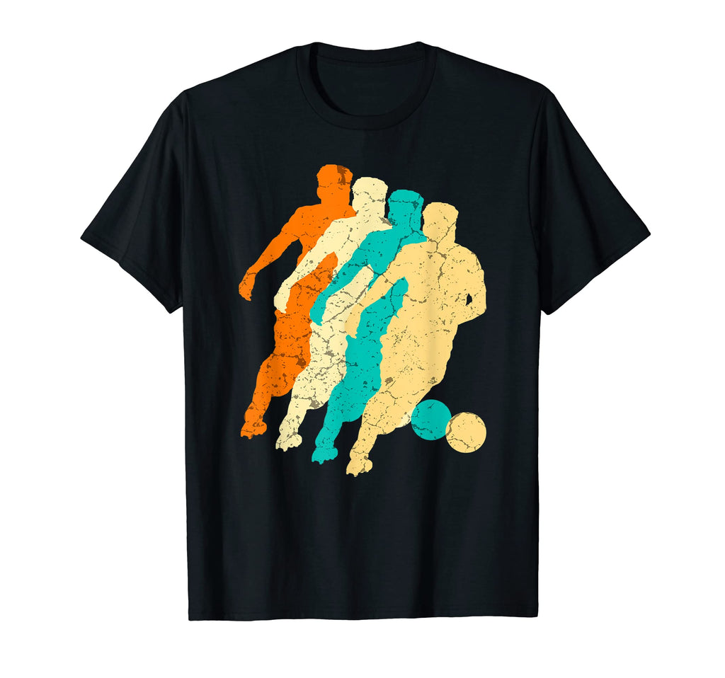 Soccer Player Colorful T-Shirt - Custom Art Print Men Women