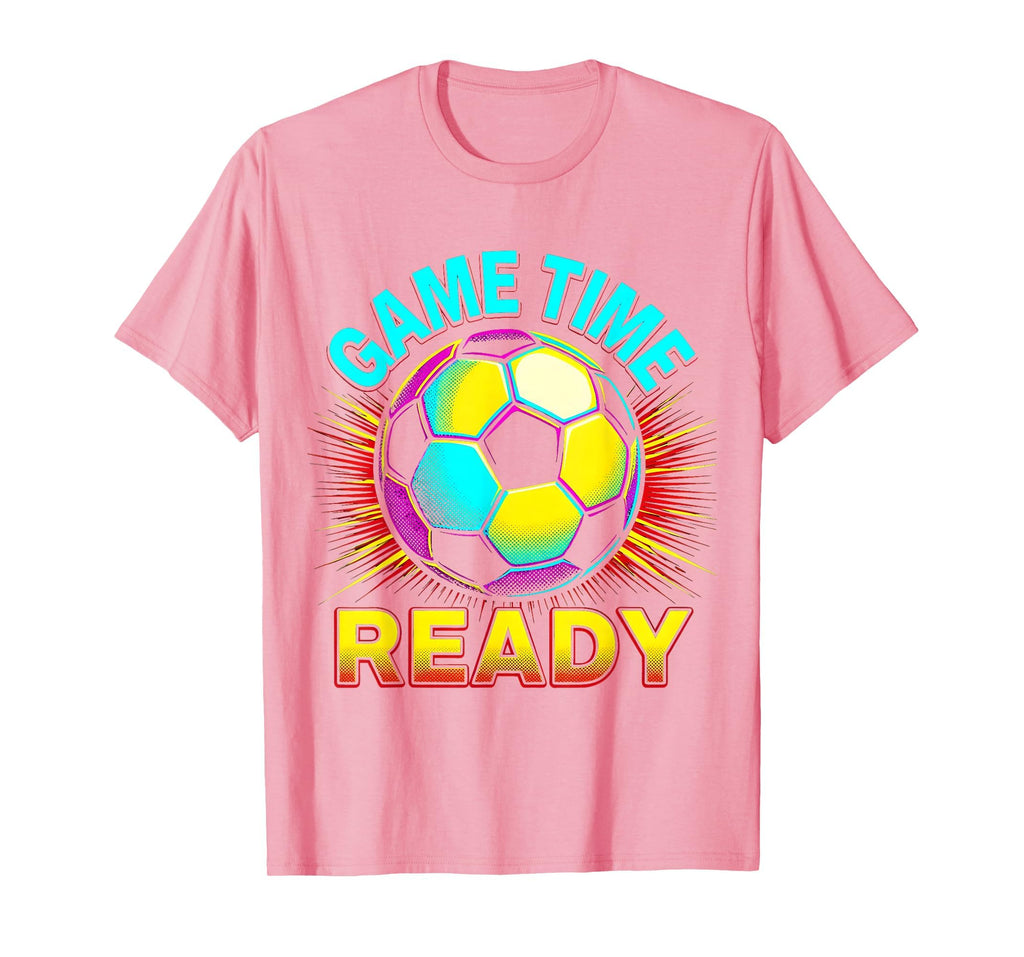 Game Time Ready Soccer Ball T-Shirt - Aesthetic Graphic Unisex