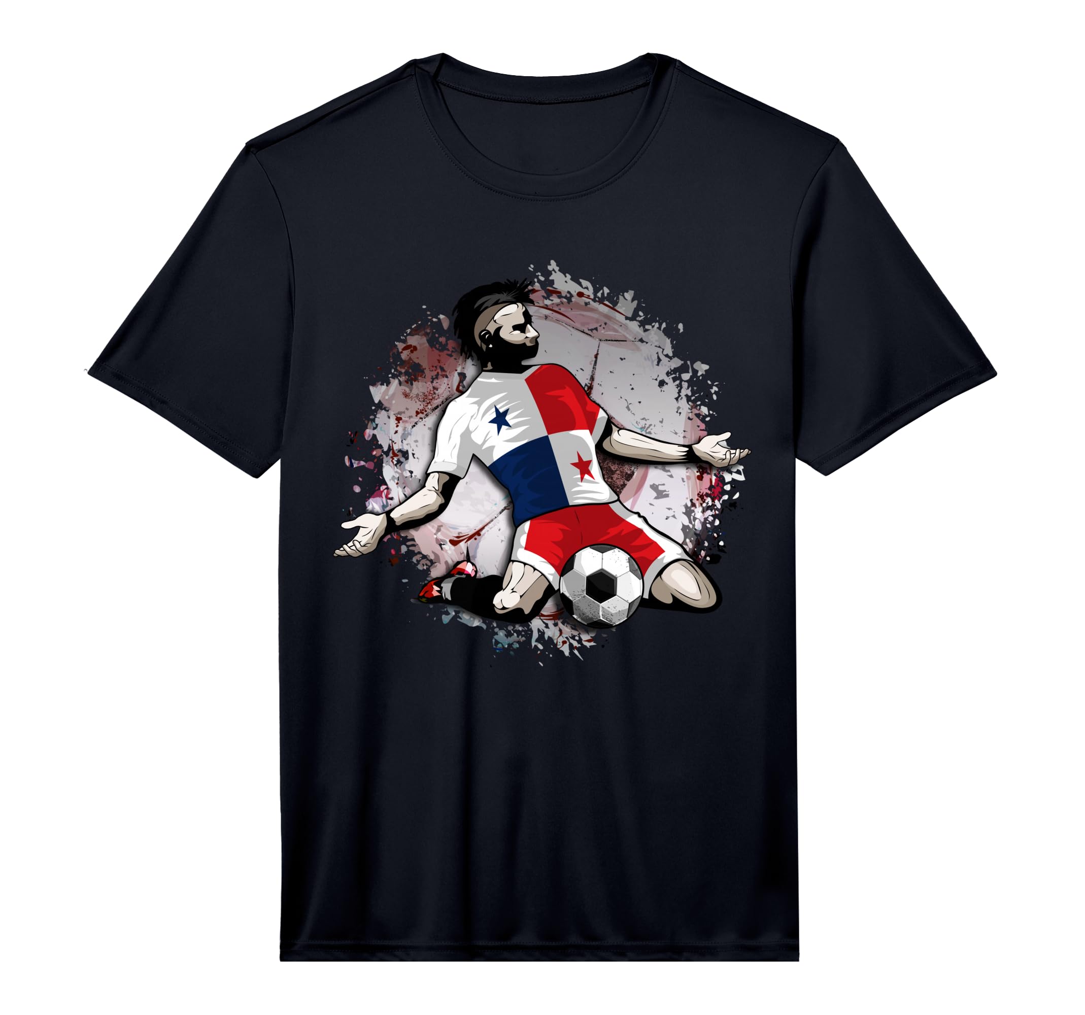 Panama Soccer Panamanian National Flag T-Shirt - Trendy Graphic Unisex