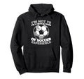 75 Years Old Sports Player Team Soccer Hoodie - Graphic Print for Adults