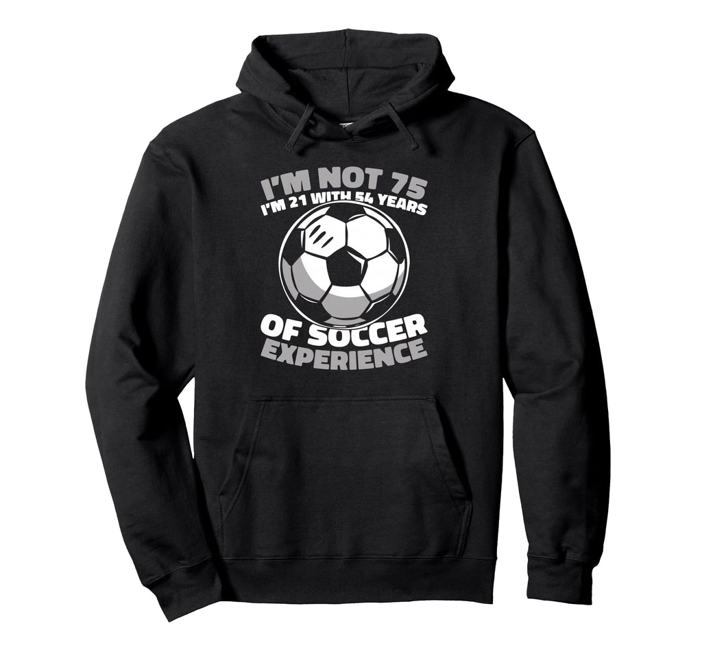 75 Years Old Sports Player Team Hoodie - Minimalist Print for Adults
