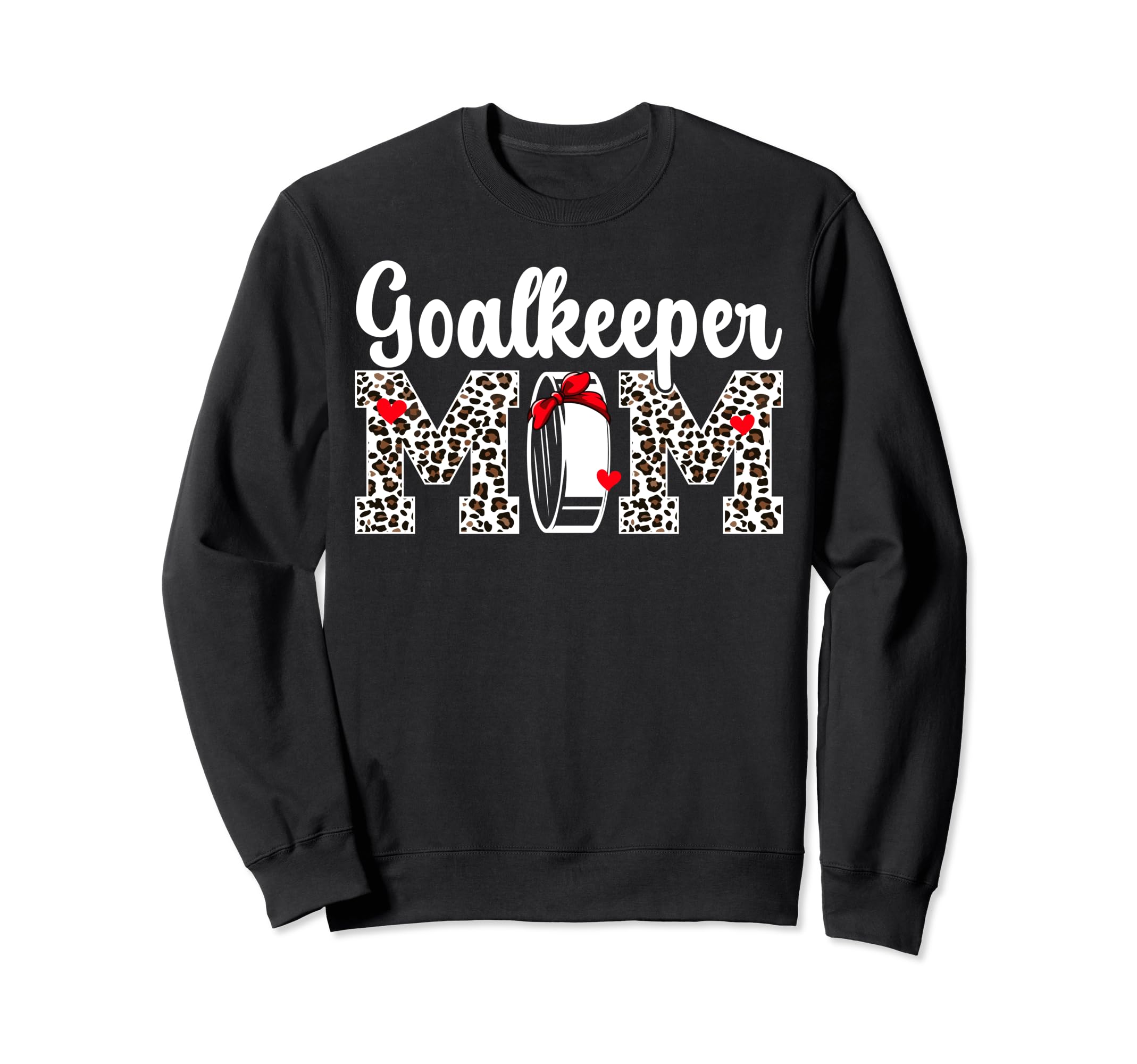 Hockey Goalkeeper Mom Hockey Keeper Sweatshirt - Graphic Print for Adults