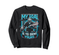 Goalkeeper Lax Goalie Lacrosse Sweatshirt - Minimalist Print Men Women