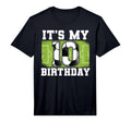 10Th Birthday Soccer Performance T-Shirt - Fun Novelty Design for Adults