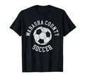 Wabasha County Soccer Distressed 90S T-Shirt - Graphic Print Men Women