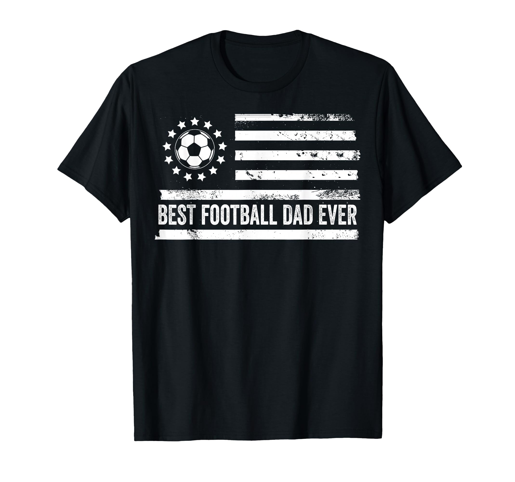 Football Soccer Coach Us American Flag T-Shirt - Unique Graphic Unisex