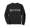Soccer Goalie Distressed Sweatshirt - Fun Novelty Design Men Women