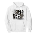 Checkered Soccer Game Day Leopard Soccer Hoodie - Streetwear Style Unisex