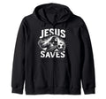 C J S Religious Christian Soccer Sweatshirt - Fun Novelty Design Unisex