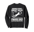 Behind Every Great Save Is Dad Soccer Sweatshirt - Streetwear Style Unisex