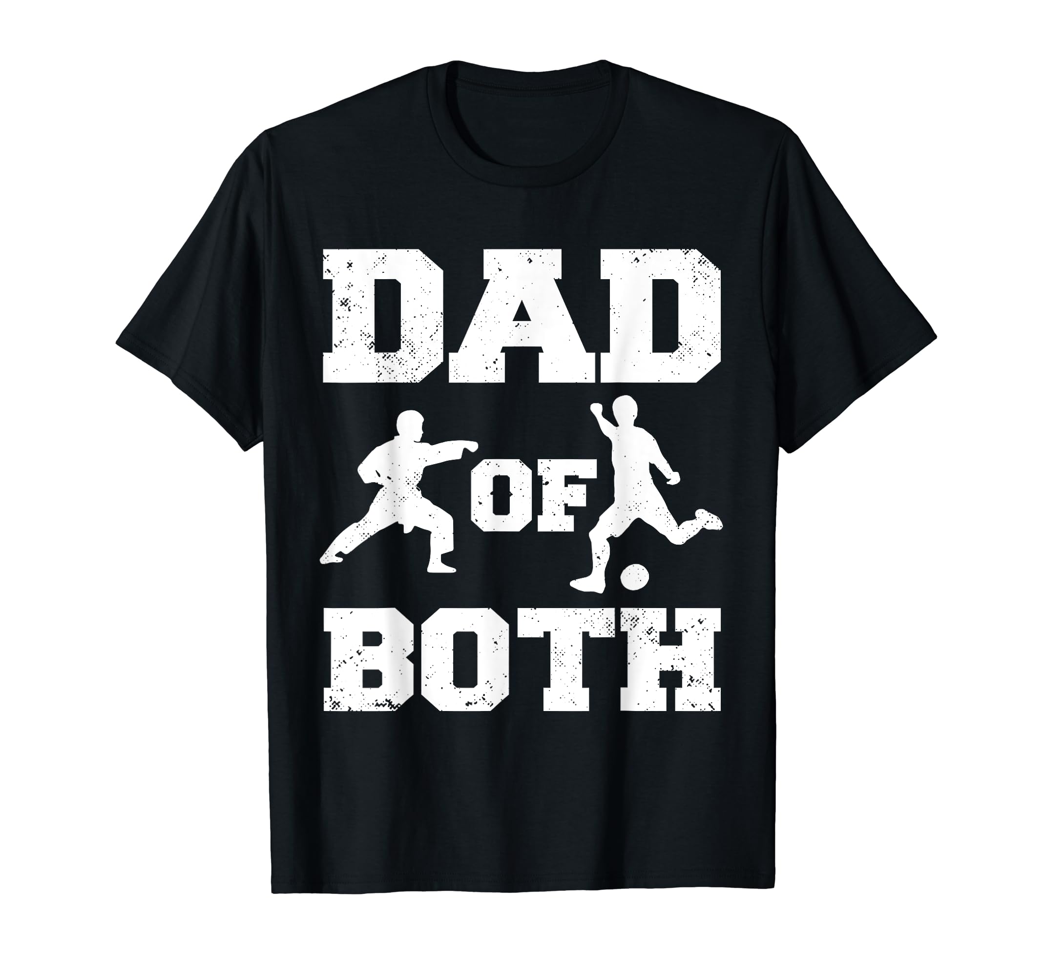 Dad Both Funny Karate Soccer Dad T-Shirt - Custom Art Print Men Women