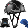 Safety Helmet Hard Hat, ANSI Z89.1 Approved Lightweight Vented Work Helmet, 6-Point Adjustable Ratchet Suspension Hardhat Ideal for Industrial and Construction