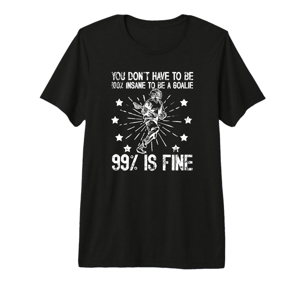 Lacrosse Goalie Funny Lacrosse Keeper T-Shirt - Custom Art Print Men Women