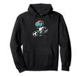Funny T Rex Playing Soccer Fans Hoodie - Trendy Graphic Men Women