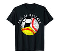 Mens Dad Ballers Funny Baseball T-Shirt - Fun Novelty Design for Adults