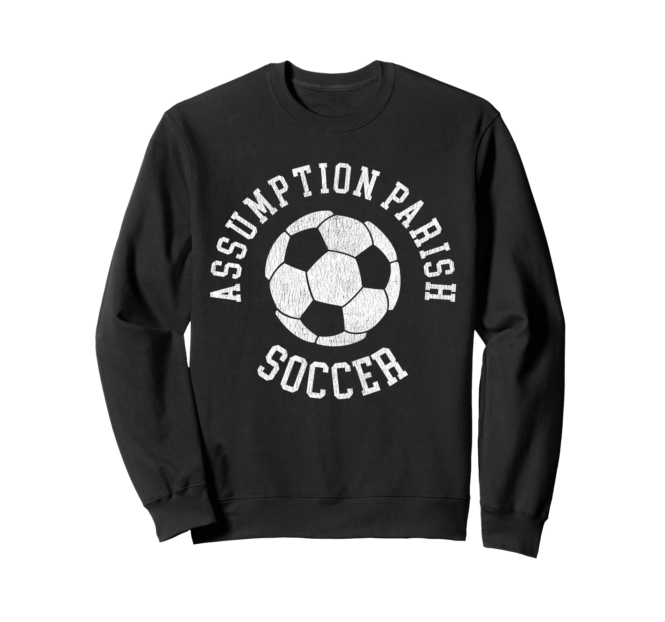 Assumption Parish Soccer Sweatshirt - Novelty Apparel for Adults