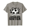 Senior Sister Class 2026 Soccer Drip T-Shirt - Custom Art Print for Adults
