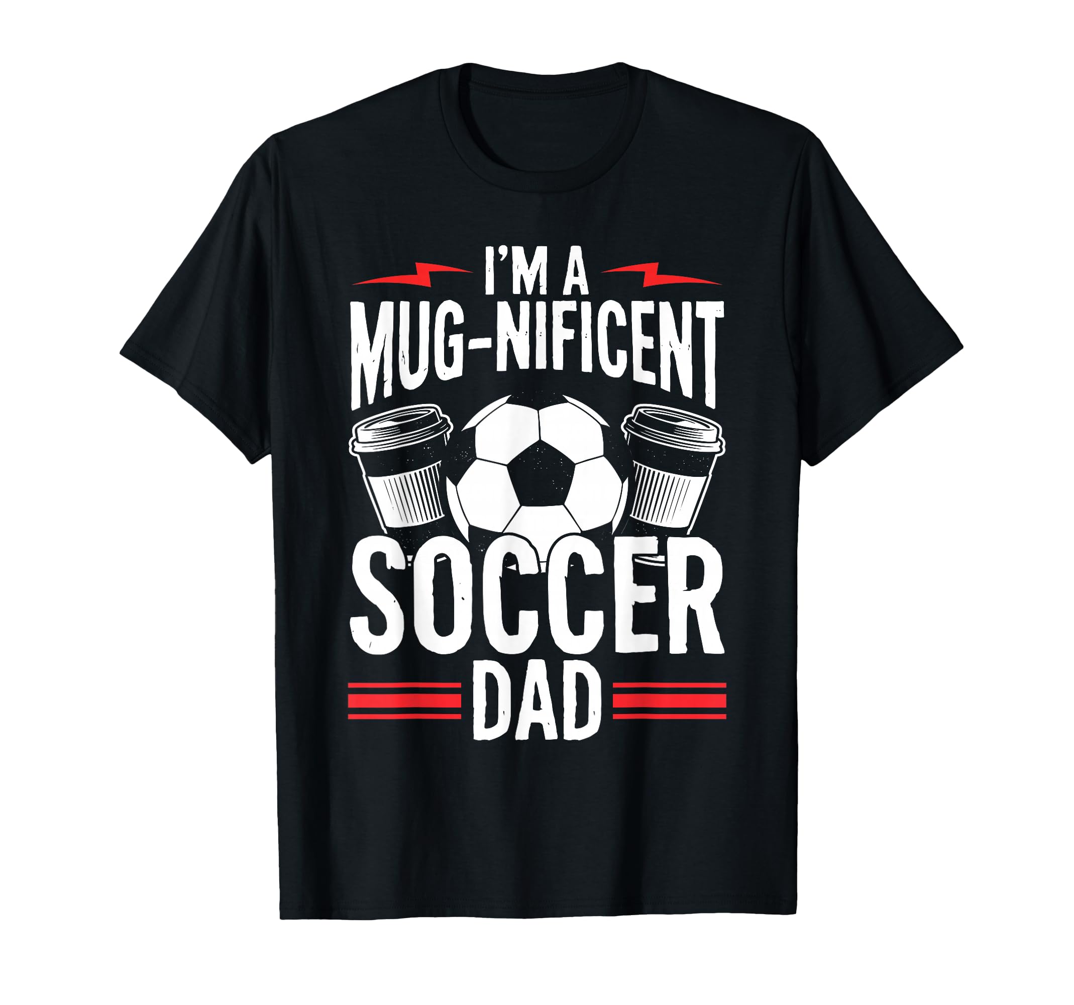 Coffee Lover Soccer Dads T-Shirt - Graphic Print Unisex