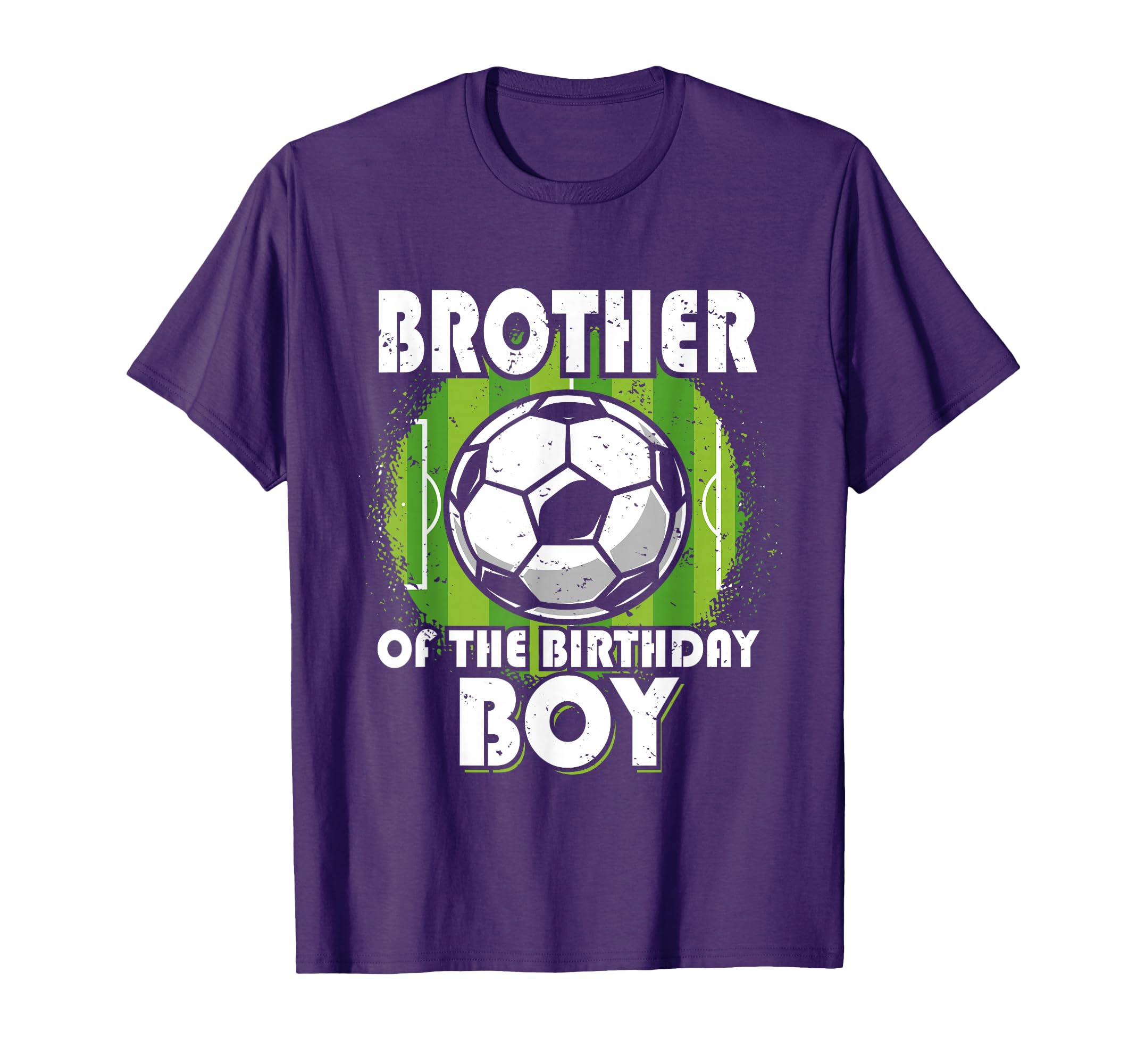 Brother Birthday Soccer Player T-Shirt - Trendy Graphic Unisex