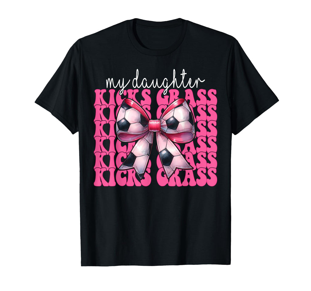 Soccer Mom Mothers Day Coquette Bow My T-Shirt - Minimalist Print Unisex