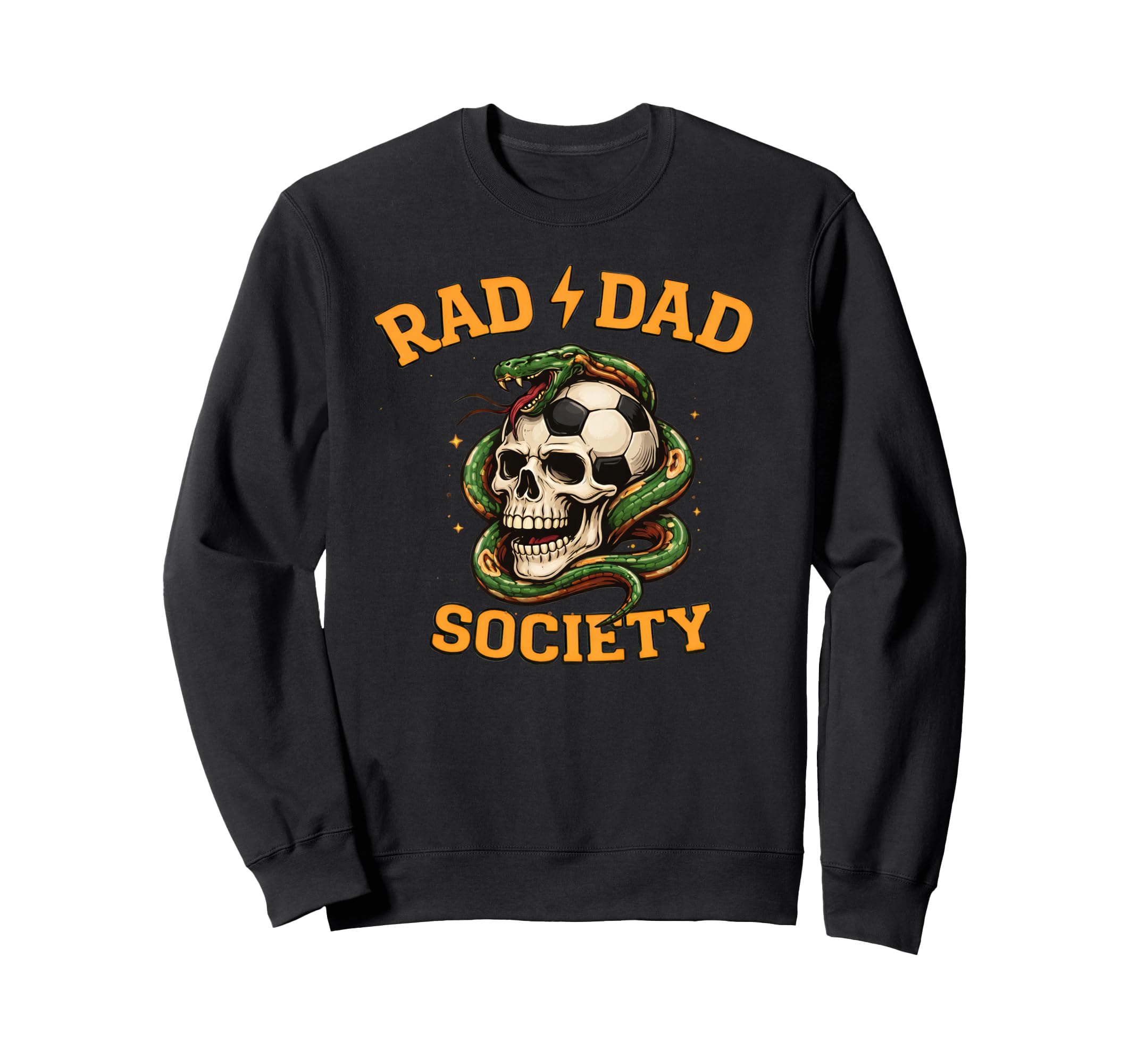 Soccer Father Rad Dad Society Sweatshirt - Trendy Graphic for Adults