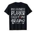 My Favorite Player Calls Me Grams Soccer T-Shirt - Trendy Graphic Unisex
