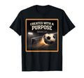 Christian Soccer Created Purpose Ephesians T-Shirt - Graphic Print Unisex