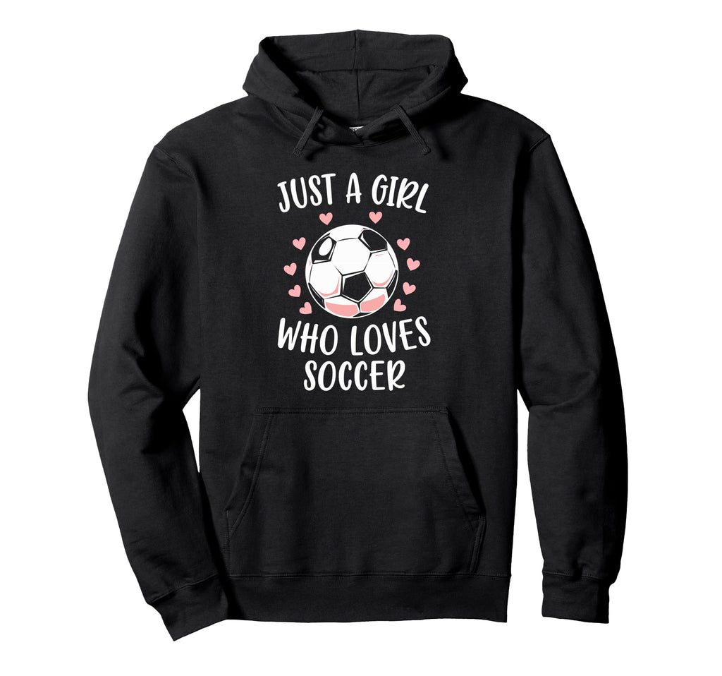 Just Who Loves Soccer Soccer Player Sports Hoodie - Graphic Print Men Women