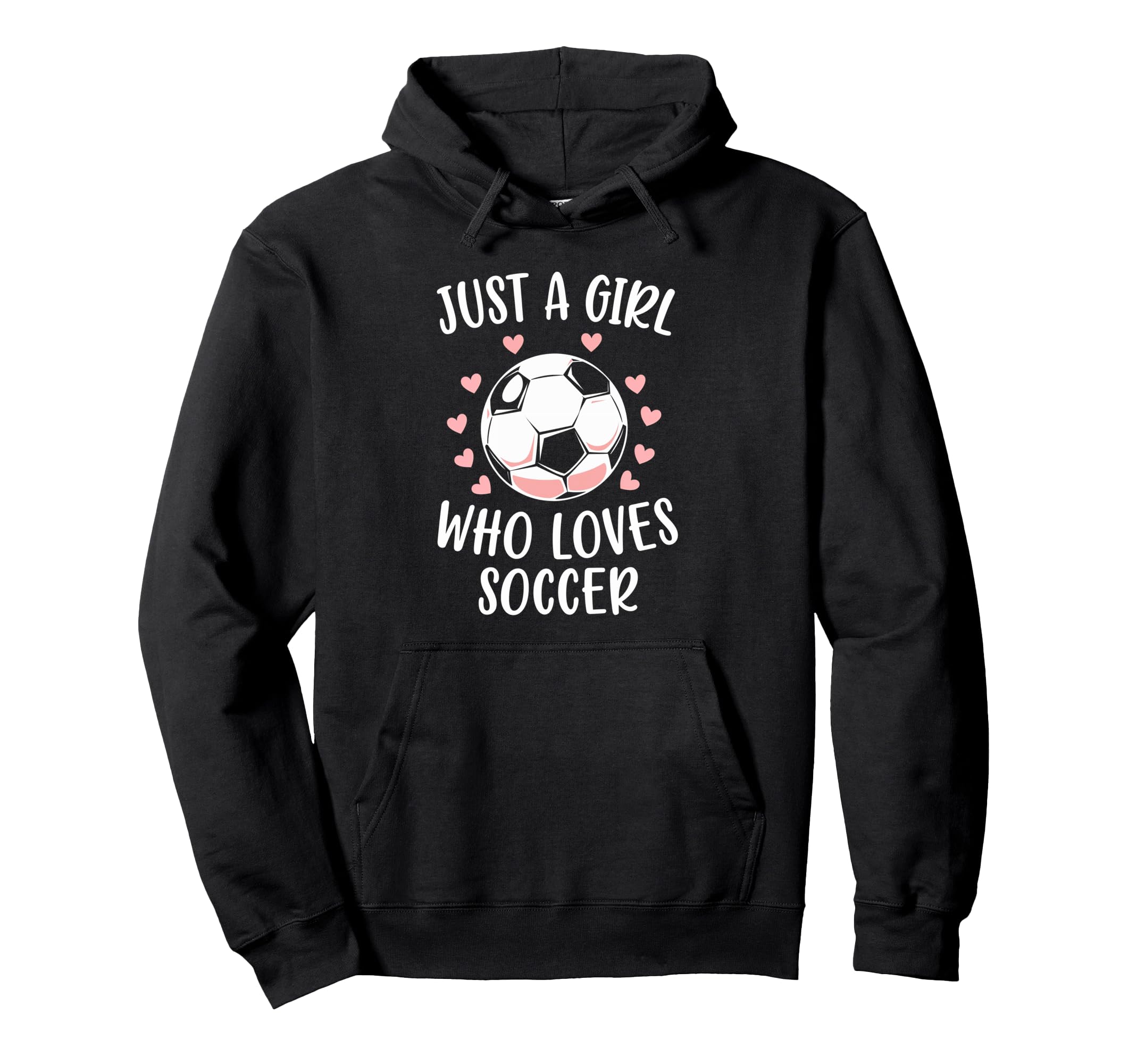 Just Who Loves Soccer Soccer Player Sports Hoodie - Graphic Print Men Women