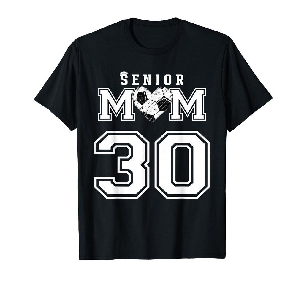 Proud Senior Soccer Mom Custom Jersey T-Shirt - Aesthetic Graphic Unisex