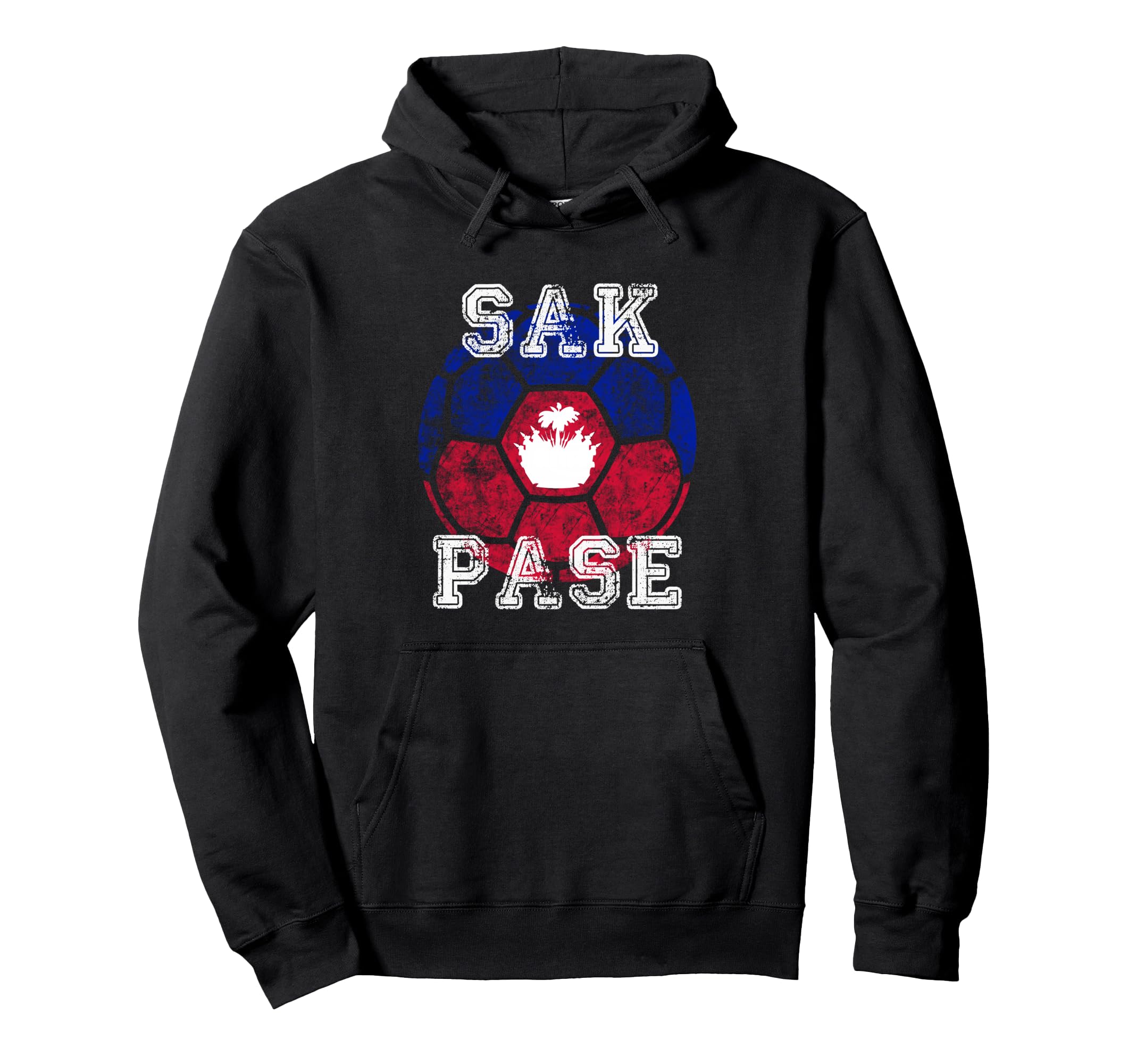 Haiti Soccer Hoodie - Trendy Graphic for Adults