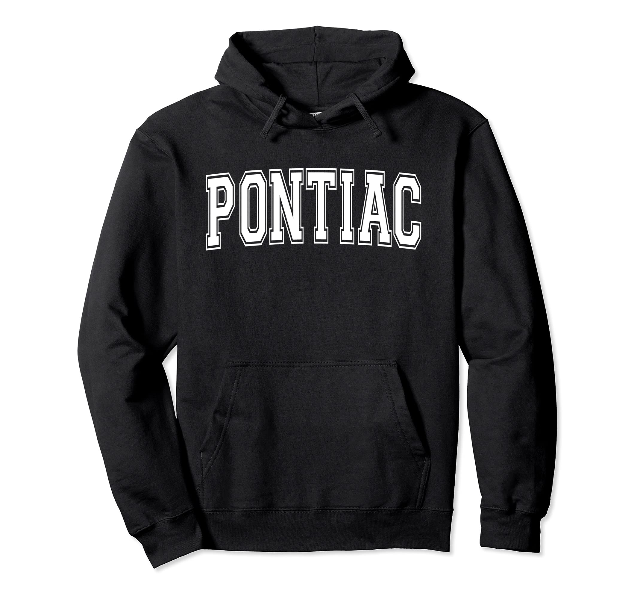 Pontiac Mi Michigan Usa Sports Varsity Hoodie - Trendy Graphic Men Women