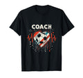 Soccer Coach Training Heart Beat Football T-Shirt - Novelty Apparel Unisex