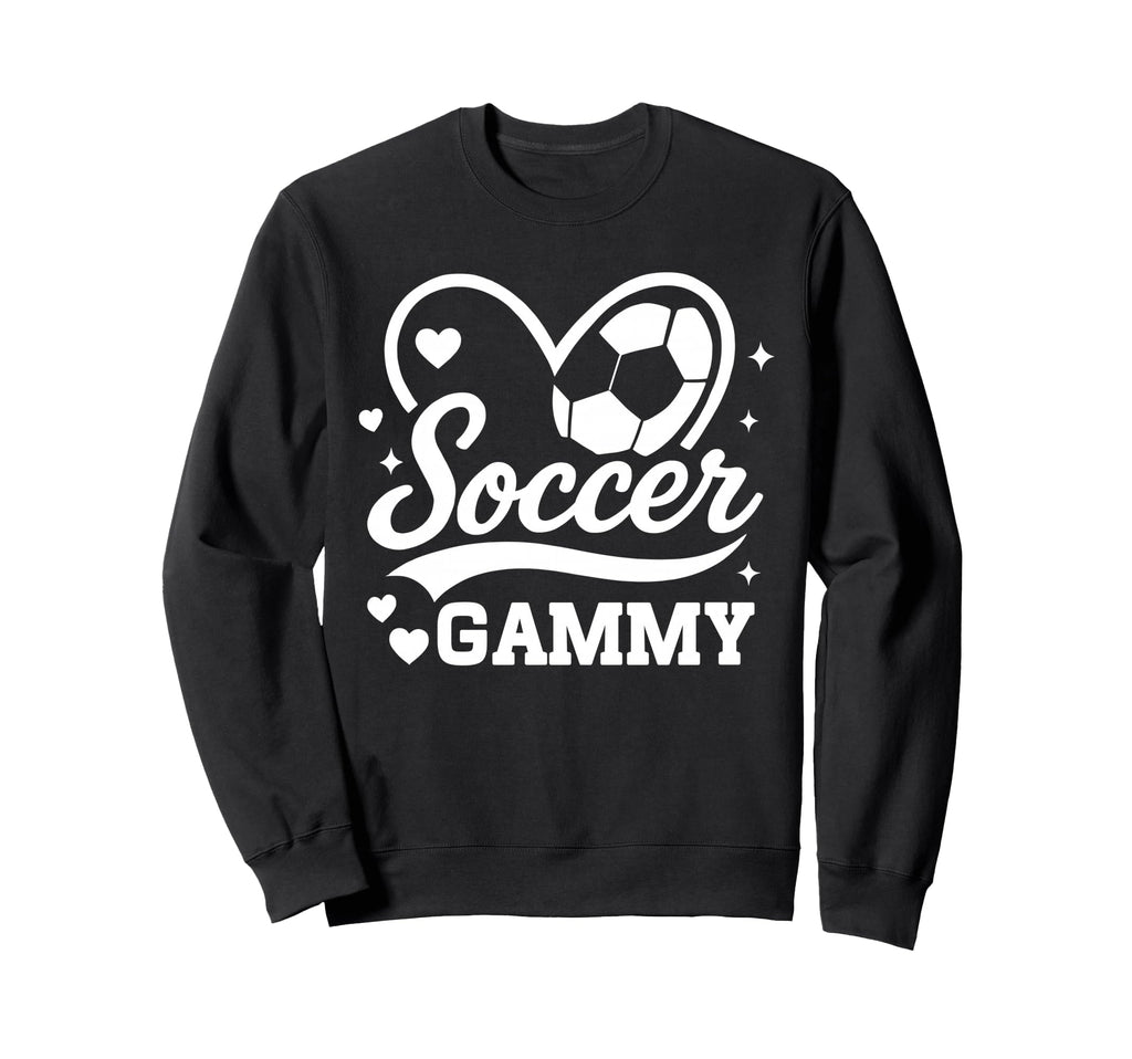 Soccer Gammy Heart Love Soccer Sweatshirt - Casual Everyday Wear Unisex