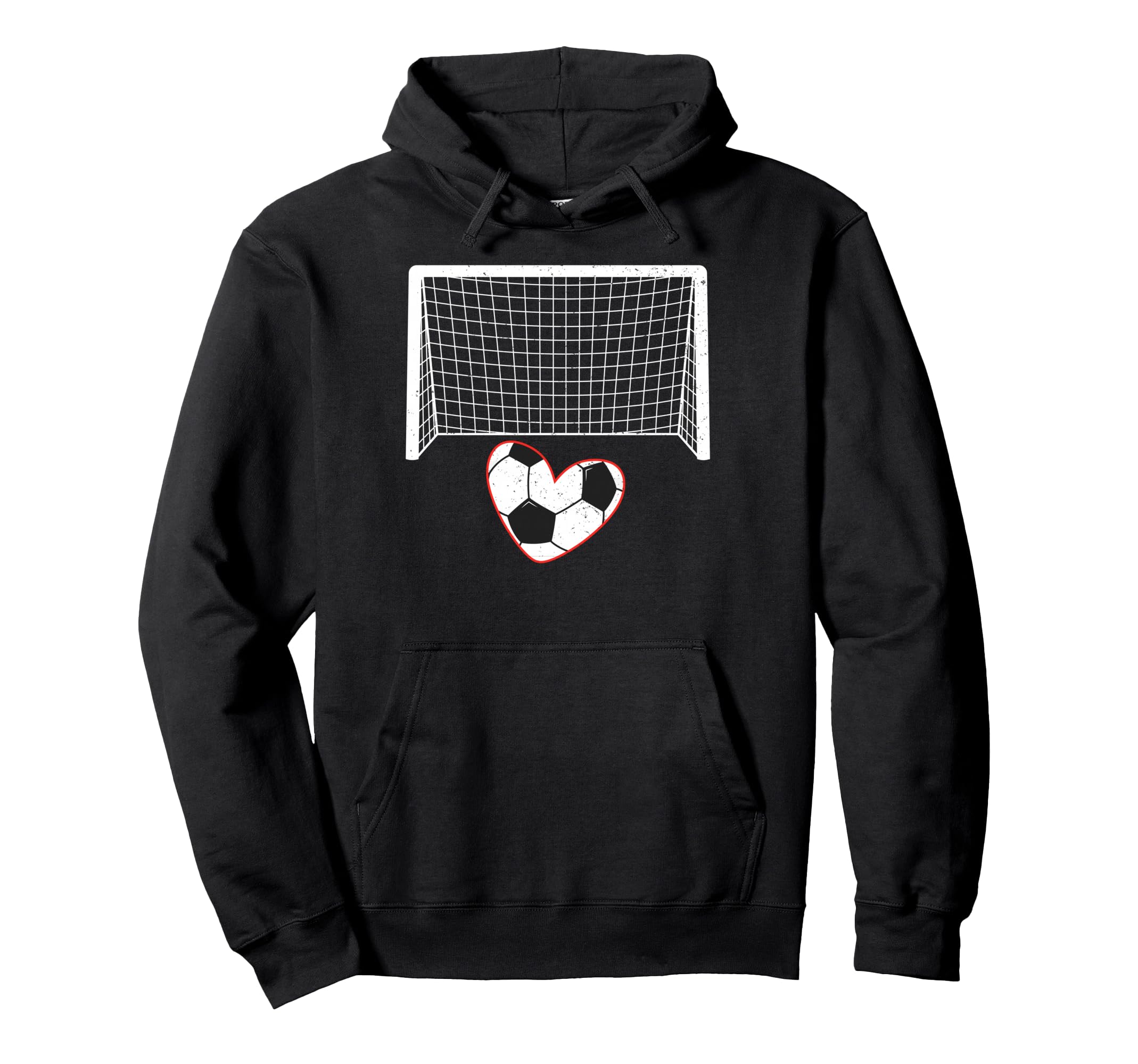Happy Valentine Soccer Heart Matching Hoodie - Custom Art Print Men Women