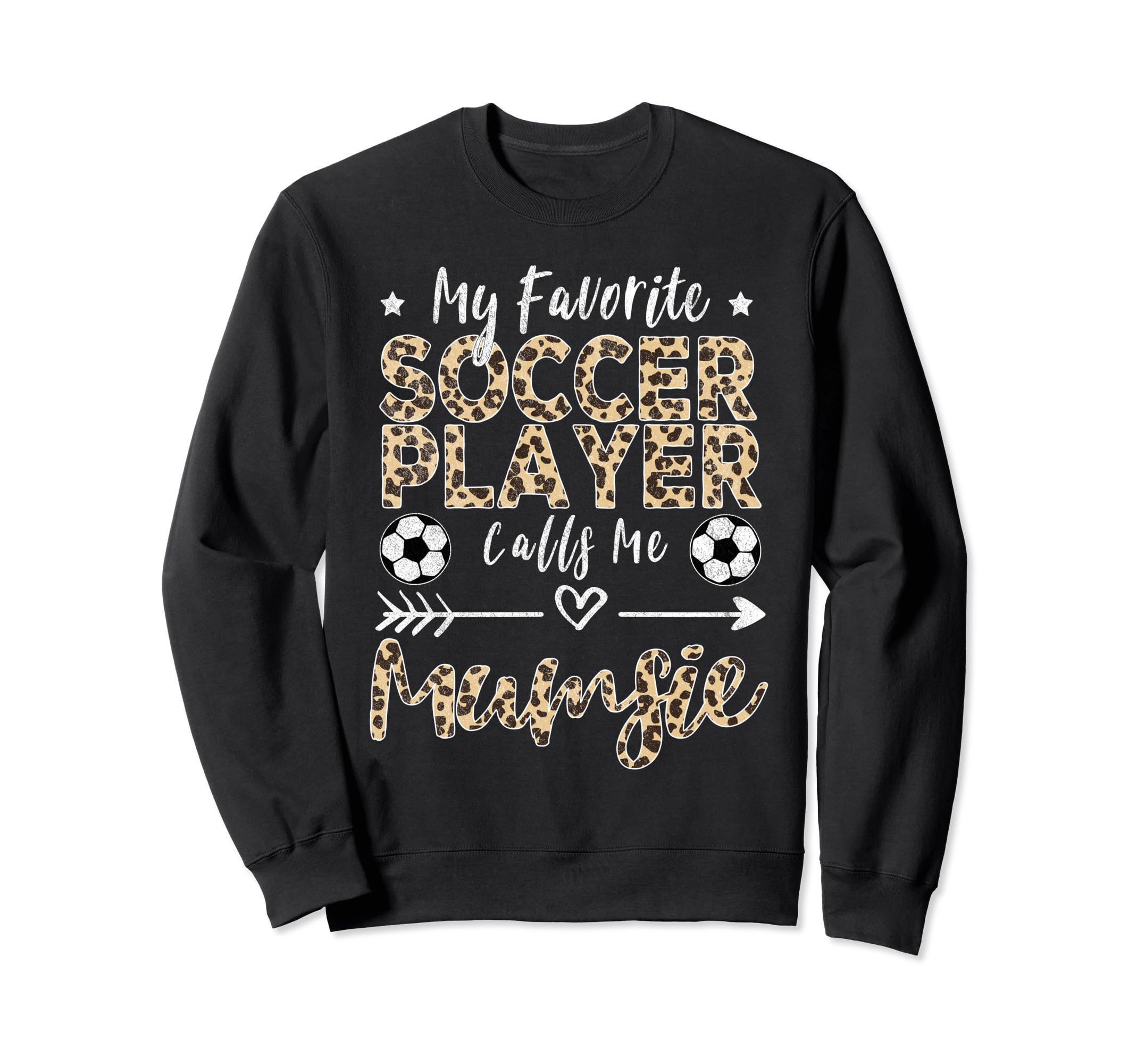 My Favorite Soccer Player Calls Me Sweatshirt - Minimalist Print Unisex