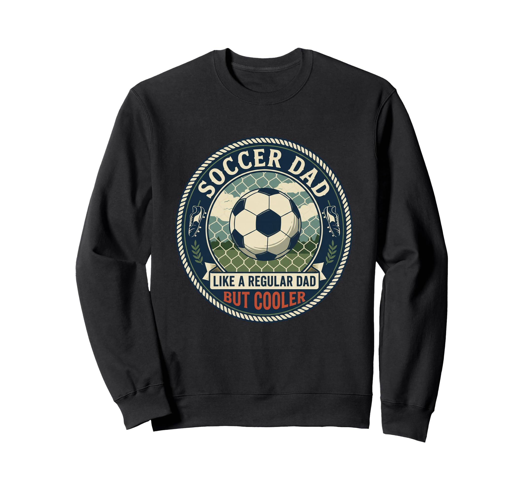 Soccer Dad Player Goal Field Sweatshirt - Aesthetic Graphic Men Women