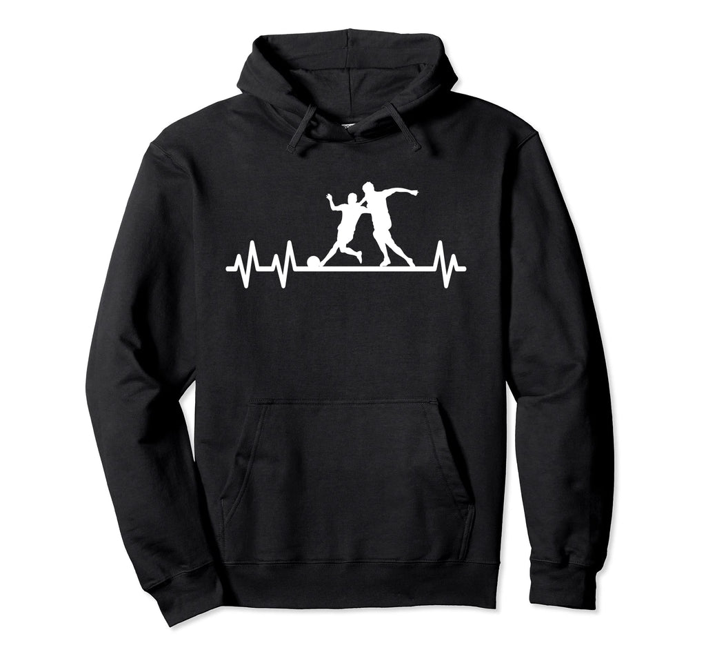 Soccer Pulse Heartbeat Heart Rate Hoodie - Aesthetic Graphic Men Women