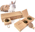 Dewonch Small Animals Hide Treats Foraging Puzzle Toys, Pet Interactive Snuffle Logic Game for Mental Enrichment,for Guinea Pigs,Rabbits,Chinchillas