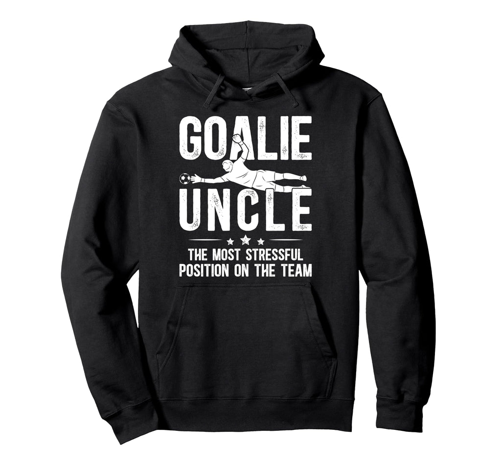 Funny Soccer Goalie Uncle Soccer Hoodie - Casual Everyday Wear Unisex