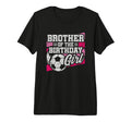 Birthday Brother Soccer Birthday T-Shirt - Casual Everyday Wear Men Women