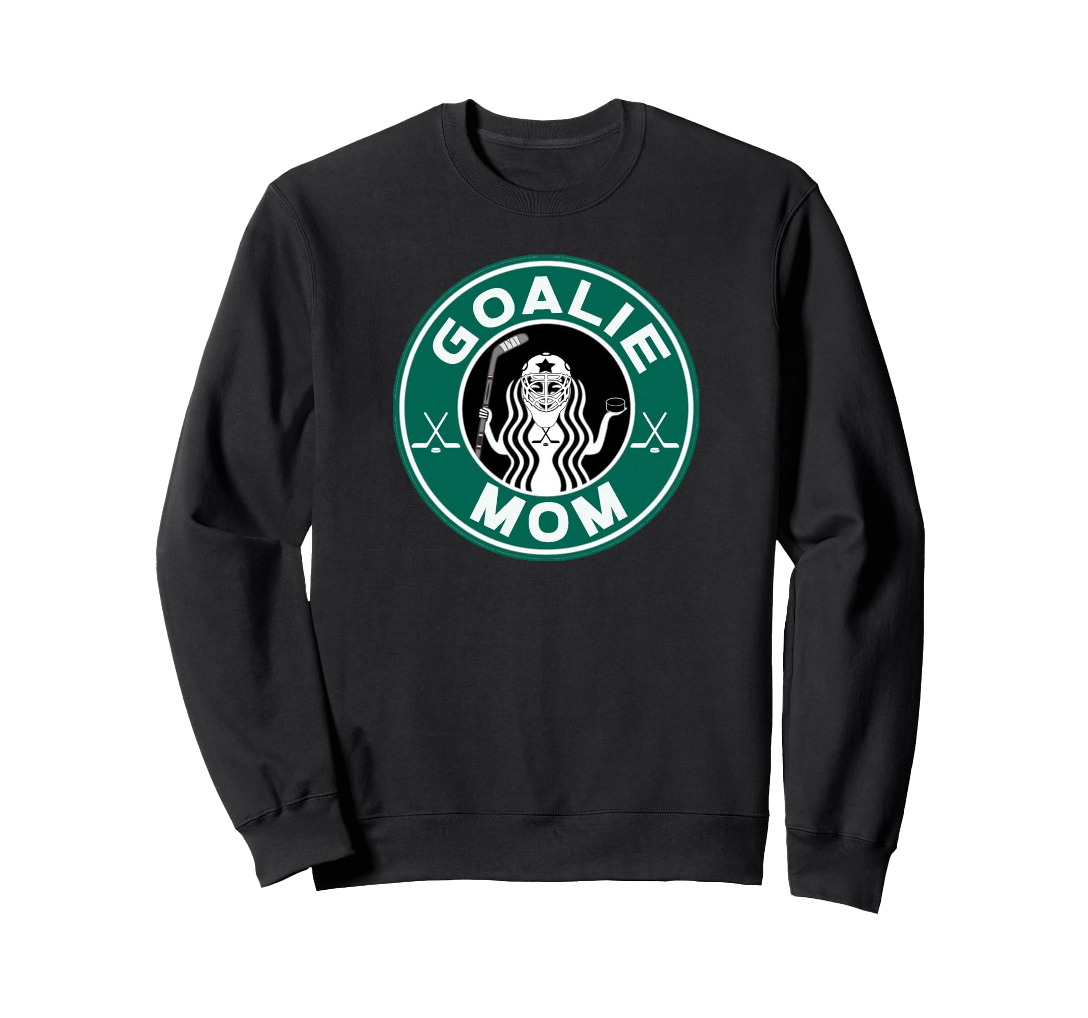 Hockey Goalie Mom Mother Goalkeeper Team Sweatshirt - Graphic Print Unisex