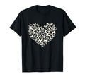 Heart Shape Soccer Lover Football Womens T-Shirt - Unique Graphic Unisex