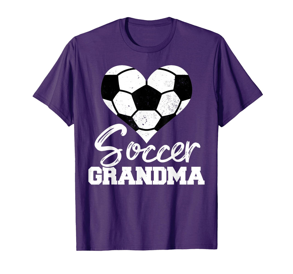 Soccer Grandma Heart Funny Heartfelt T-Shirt - Minimalist Print Men Women