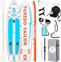 Tuxedo Sailor Kids Inflatable Paddle Board Lightweight and Safe Fishing Stand Up Paddle Board for Adults with Accessories