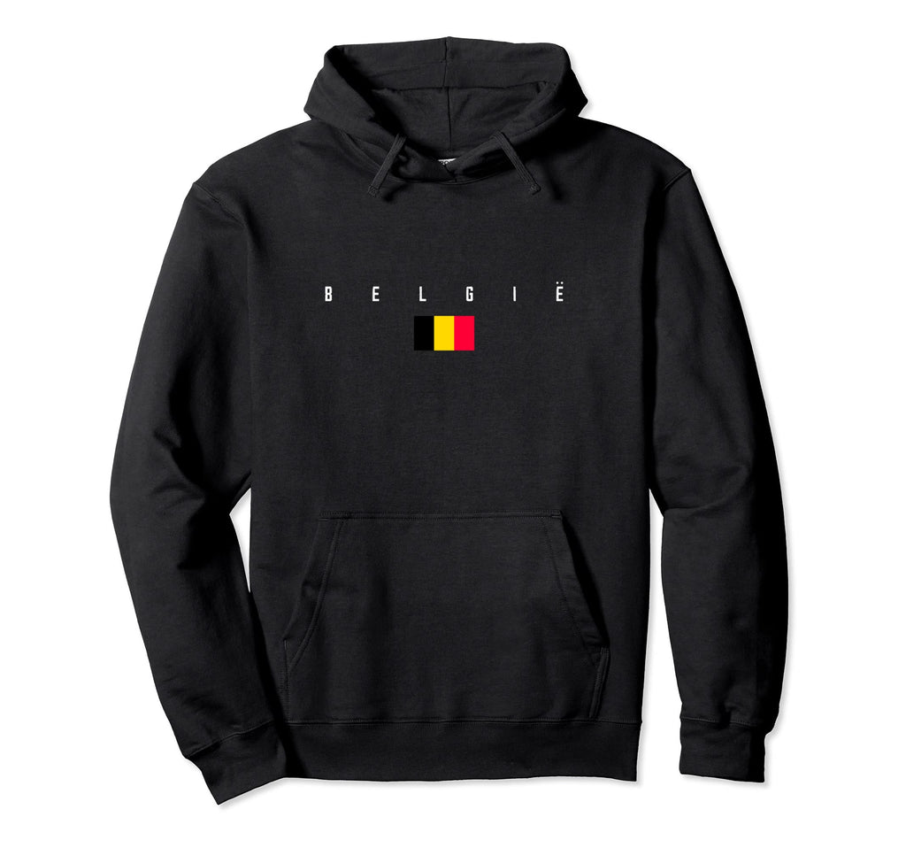 Belgium Flag Pride Belgian Soccer Hoodie - Custom Art Print for Adults