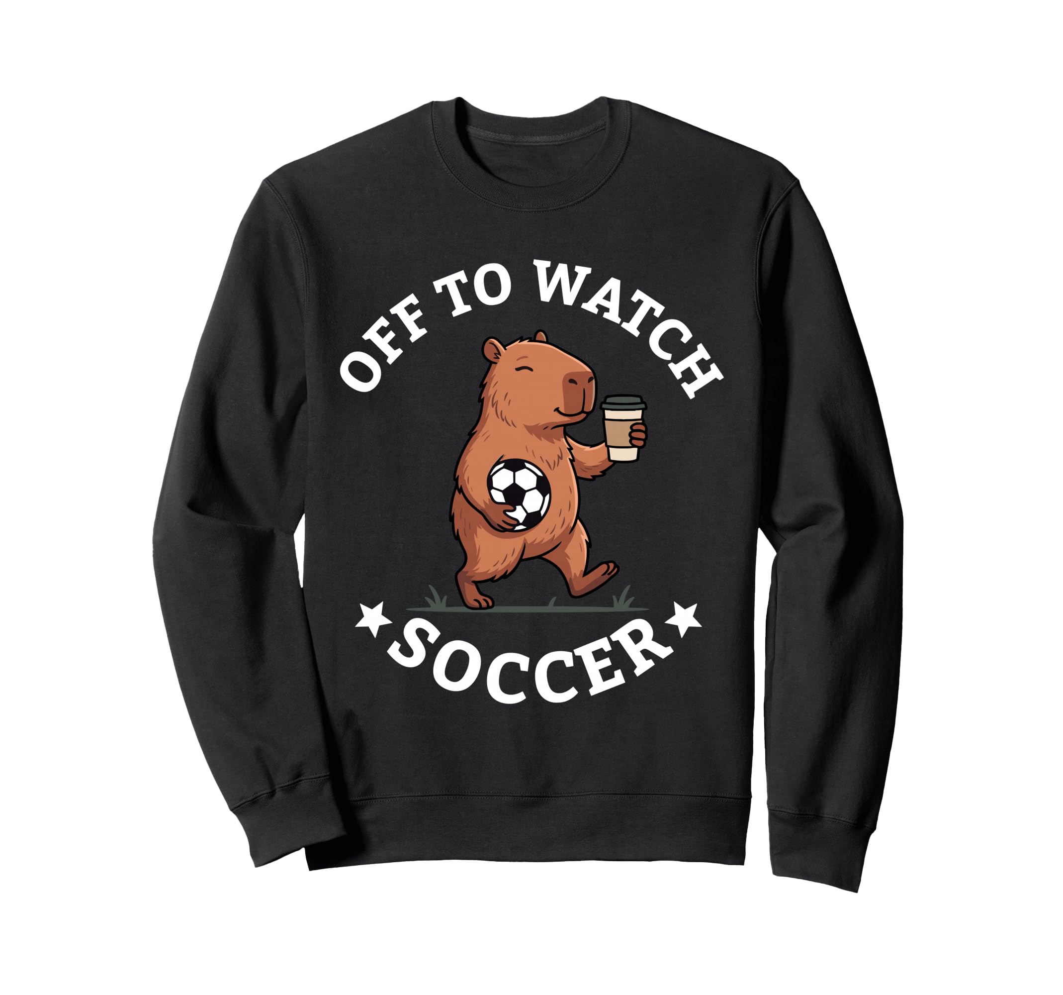 Off To Watch Soccer Mom Funny Sweatshirt - Novelty Apparel Men Women
