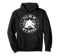 Hockey Goalie Be My Office Funny Ice Hoodie - Graphic Print Men Women