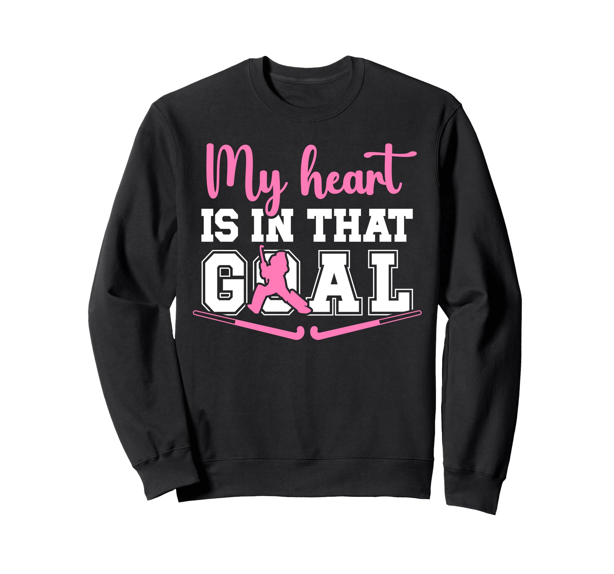 Proud Field Hockey Goalkeeper Mom Sweatshirt - Novelty Apparel for Adults